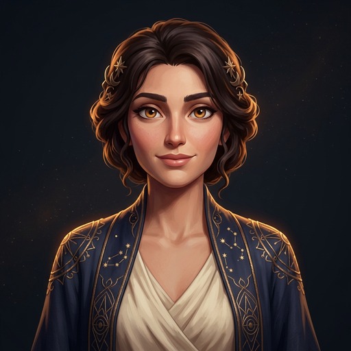 Maya — Daughter of ATLAS · Assistant (100% Synthetic Portrait)